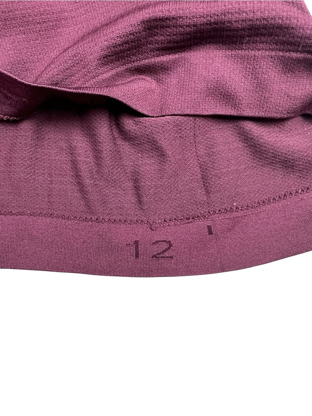 Lululemon Swiftly Tech Top Womens 12 Long Sleeve Plum Purple Thumbholes Active - Picture 8 of 11